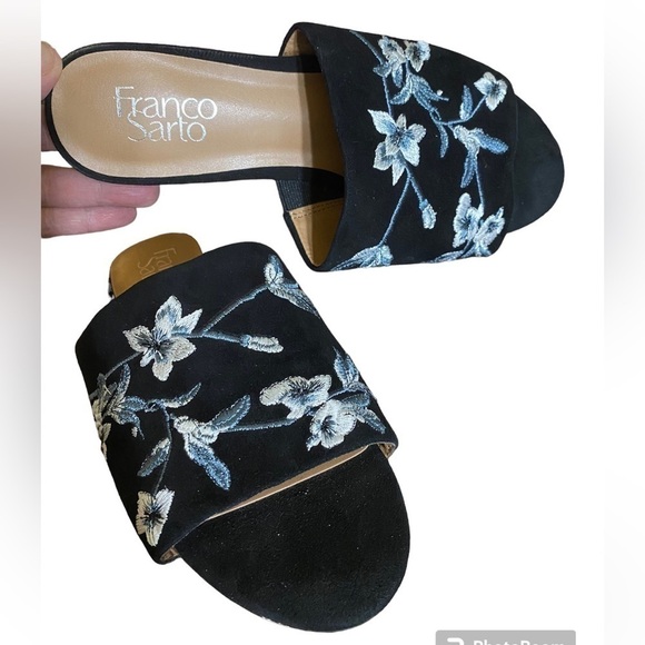 FRANCO Sarto Ellie Flat Sandal/Slide size 7.5 Excellent preowned!  Stunning shoe - Picture 11 of 15